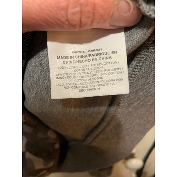 Nike Tech sweatshirt crewneck gray camo women's Size L - Picture 7 of 9